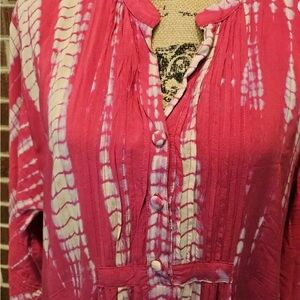 Natalie martin dress tye die pink